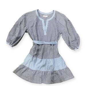 Parker Waist Tie Striped Flowy Dress